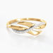 Bague Ester Or Jaune Diamant - Bagues avec pierre Femme | Histoire d’Or