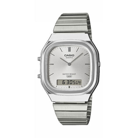 Montre Casio Collection Aq240 Argent&eacute; - Montres Unisex | Histoire d&rsquo;Or