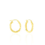 Cr&eacute;oles Anantha Or Jaune - Boucles d'oreilles cr&eacute;oles Femme | Histoire d&rsquo;Or