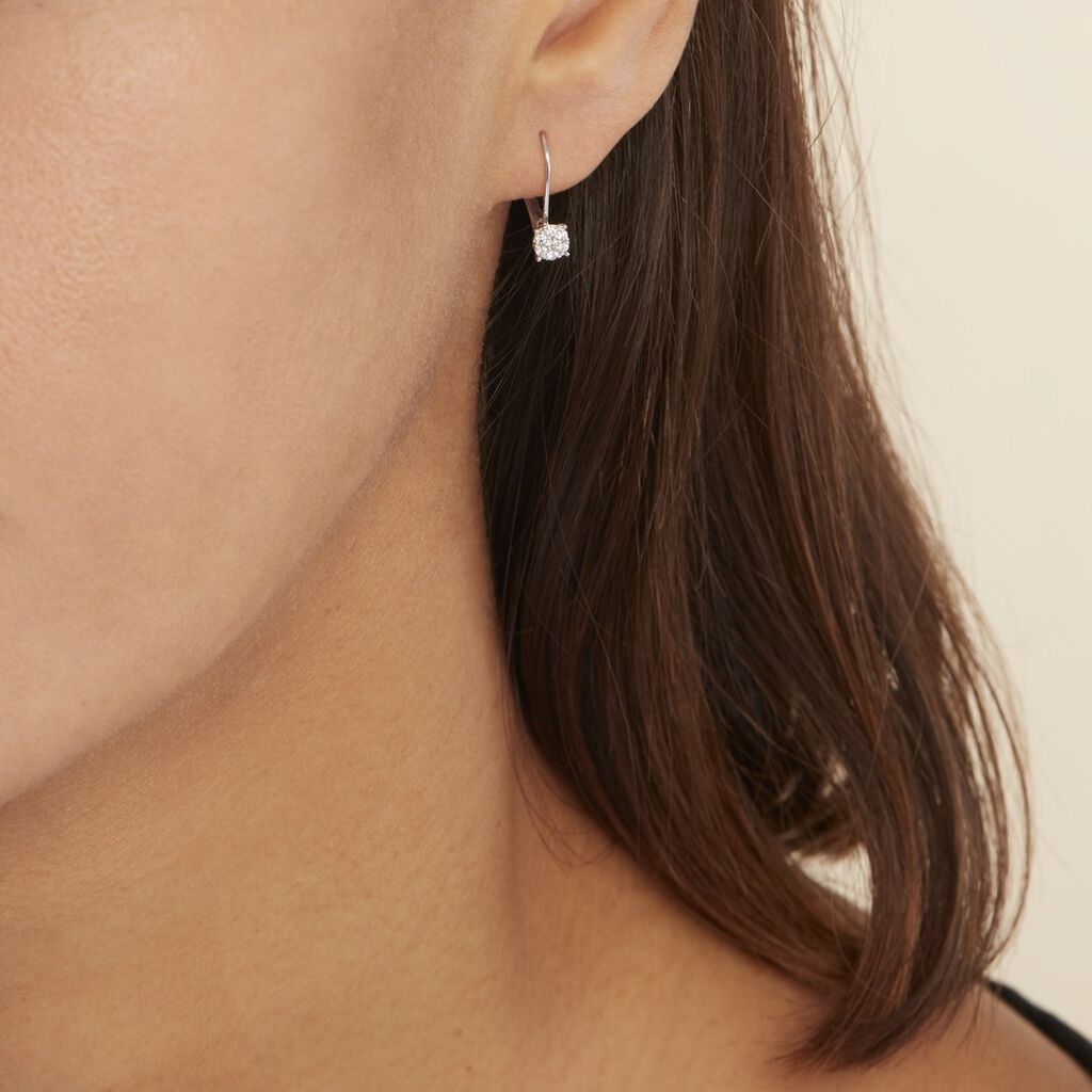 Boucles D'oreilles Pendantes Or Jaune Jonelle Diamants - Boucles d'oreilles pendantes Femme | Histoire d’Or