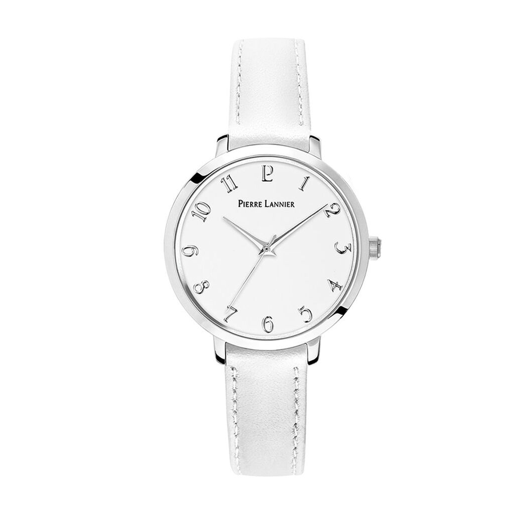 Montre Pierre Lannier Chouquette Blanc - Montres Femme | Histoire d’Or
