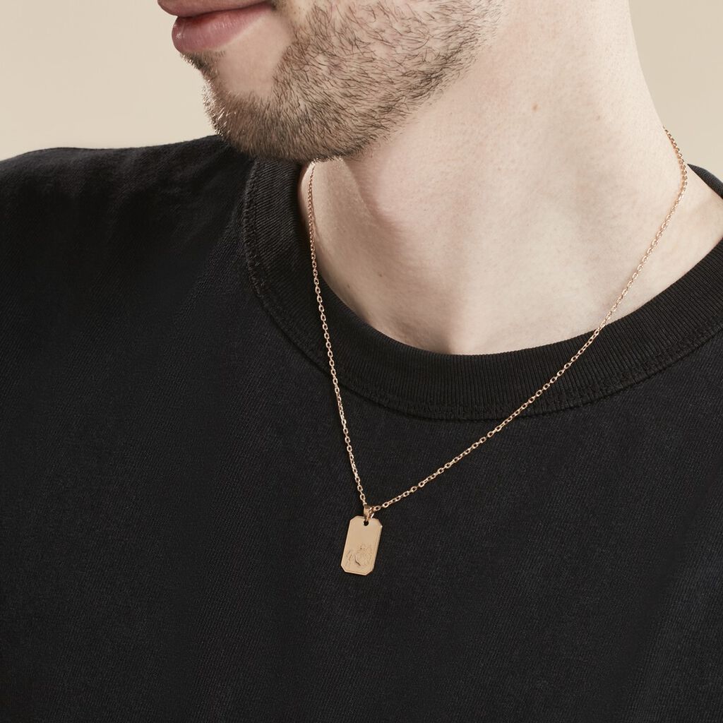 Collier Plaqué Or Quintien - Colliers Zodiaque Homme | Histoire d’Or