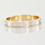 Alliance Madin Ruban Plat Or Bicolore - Alliances Unisex | Histoire d&rsquo;Or