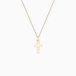 Pendentif Aimee Croix Or Jaune - Pendentifs Communion Famille | Histoire d&rsquo;Or