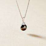 Pendentif Phila Or Blanc Perle De Culture De Tahiti - Pendentifs Femme | Histoire d&rsquo;Or