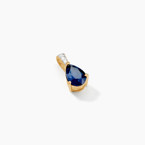 Pendentif Pâris Or Jaune Saphir Diamant - Pendentifs Femme | Histoire d’Or