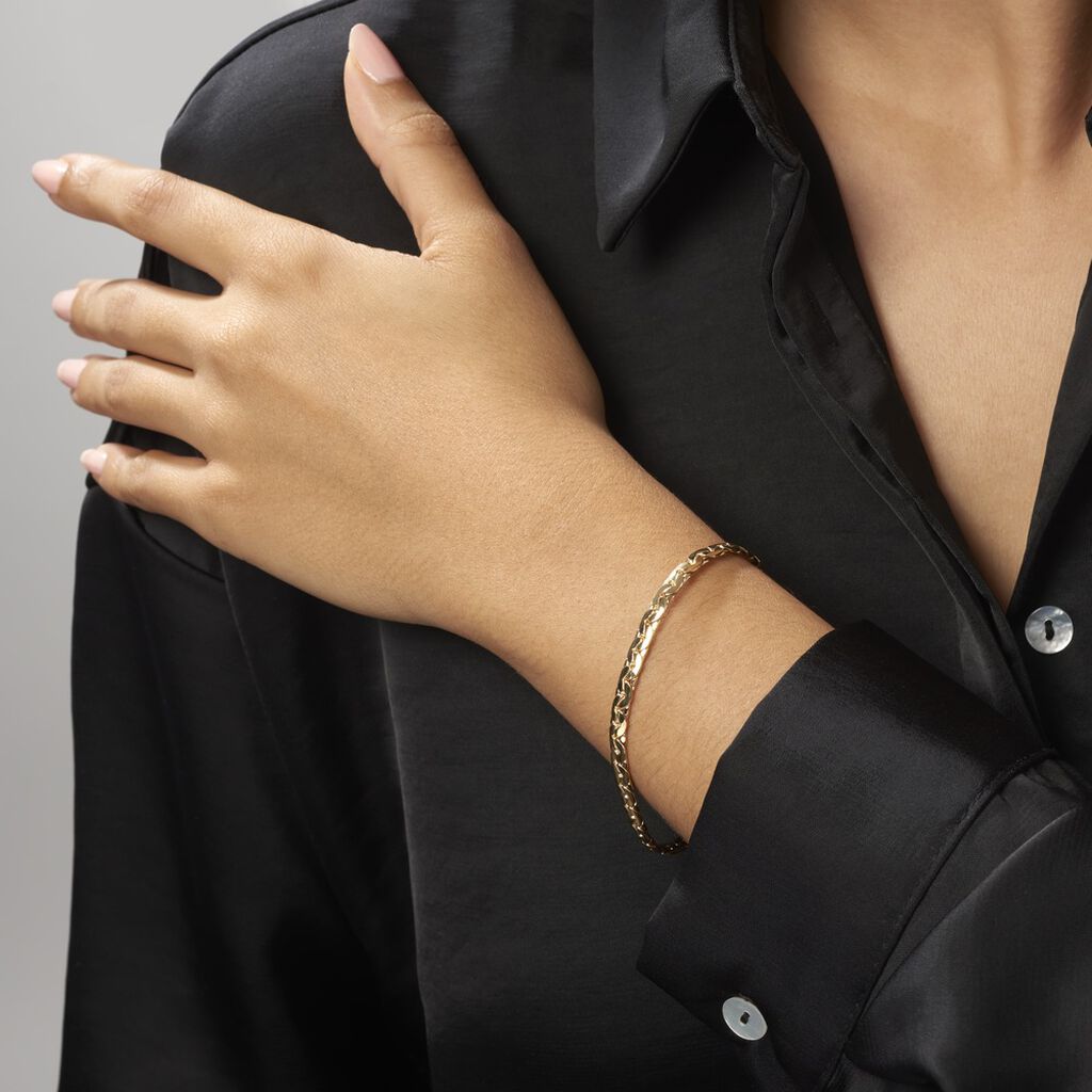 Bracelet Ivy Maille Haricot Or Jaune - Bracelets chaîne Femme | Histoire d’Or