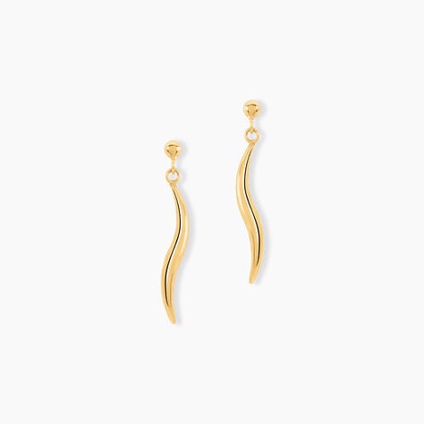 Boucles D'Oreilles Pendantes Suvi Or Jaune - Boucles d'oreilles pendantes Femme | Histoire d’Or