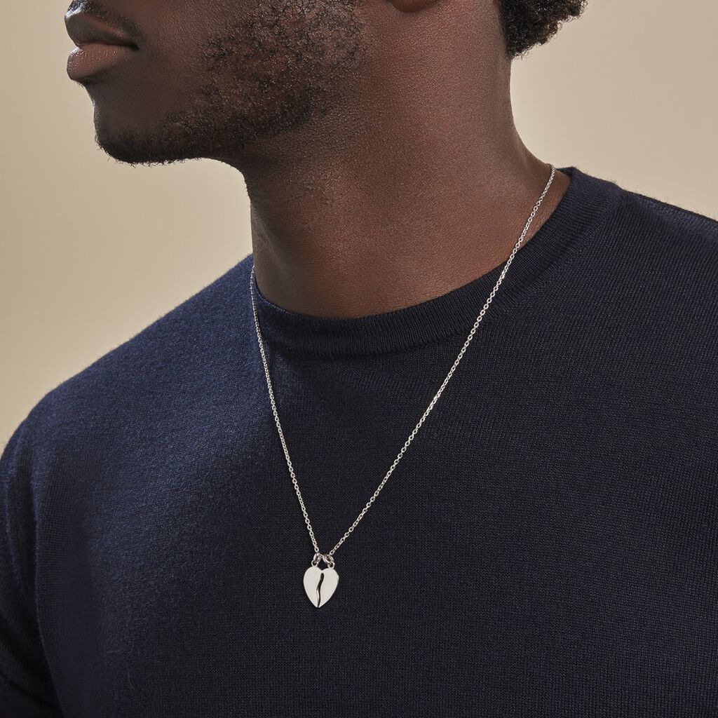 Pendentif Axelia Argent Blanc - Pendentifs Unisex | Histoire d’Or