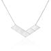 Collier Plastron Abby Acier Blanc - Colliers fantaisie Femme | Histoire d’Or