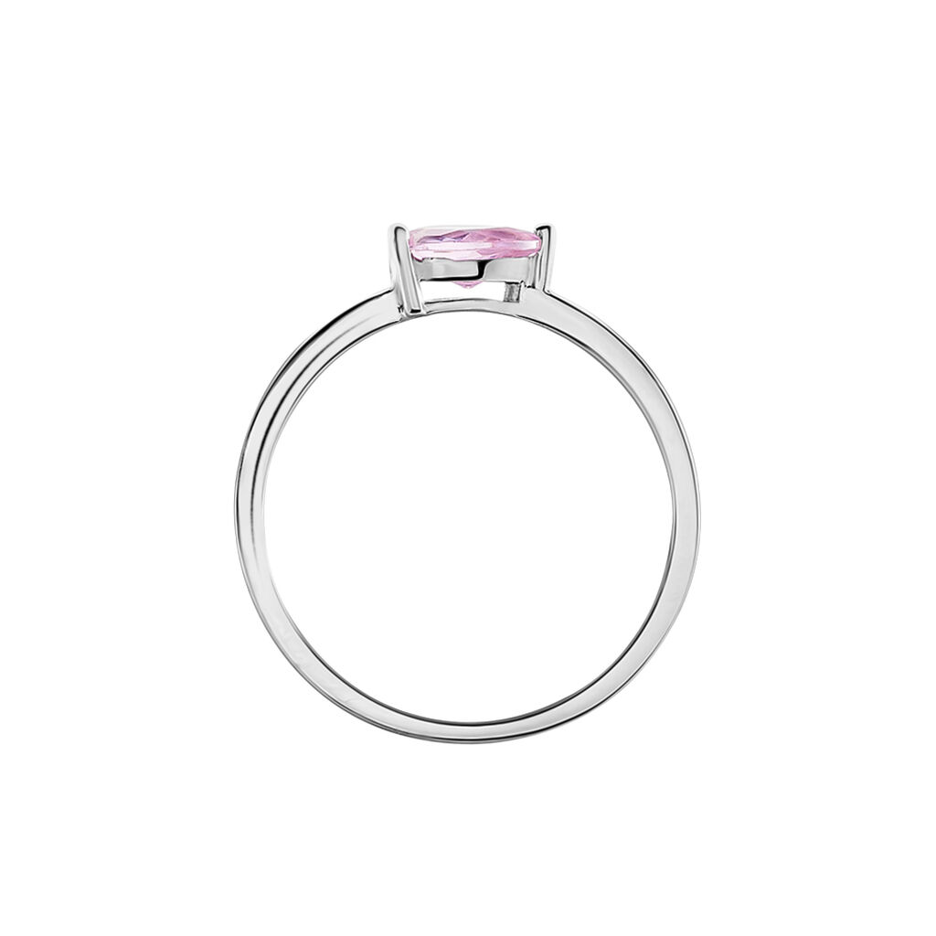 Bague Solitaire Cheick Argent Oxyde De Zirconium - Bagues solitaires Femme | Histoire d’Or