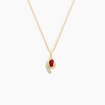 Collier Emotion Or Jaune Rubis Diamant - Colliers Femme | Histoire d&rsquo;Or