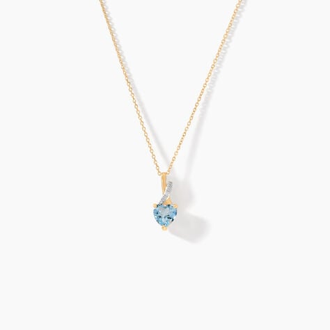 Collier Clothilde Or Jaune Topaze Oxyde De Zirconium - Colliers Femme | Histoire d’Or