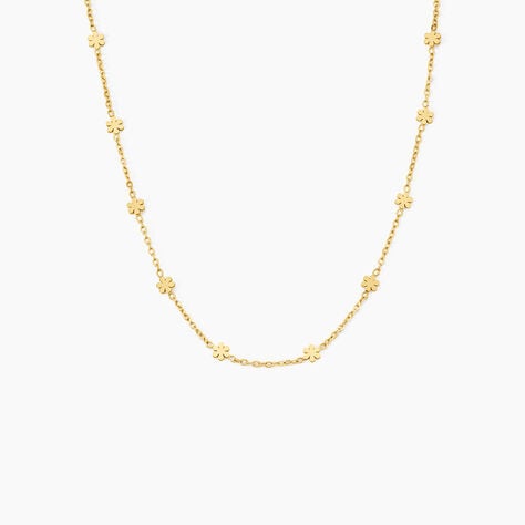 Collier Danaya Acier jaune - Colliers fantaisie Femme | Histoire d&rsquo;Or
