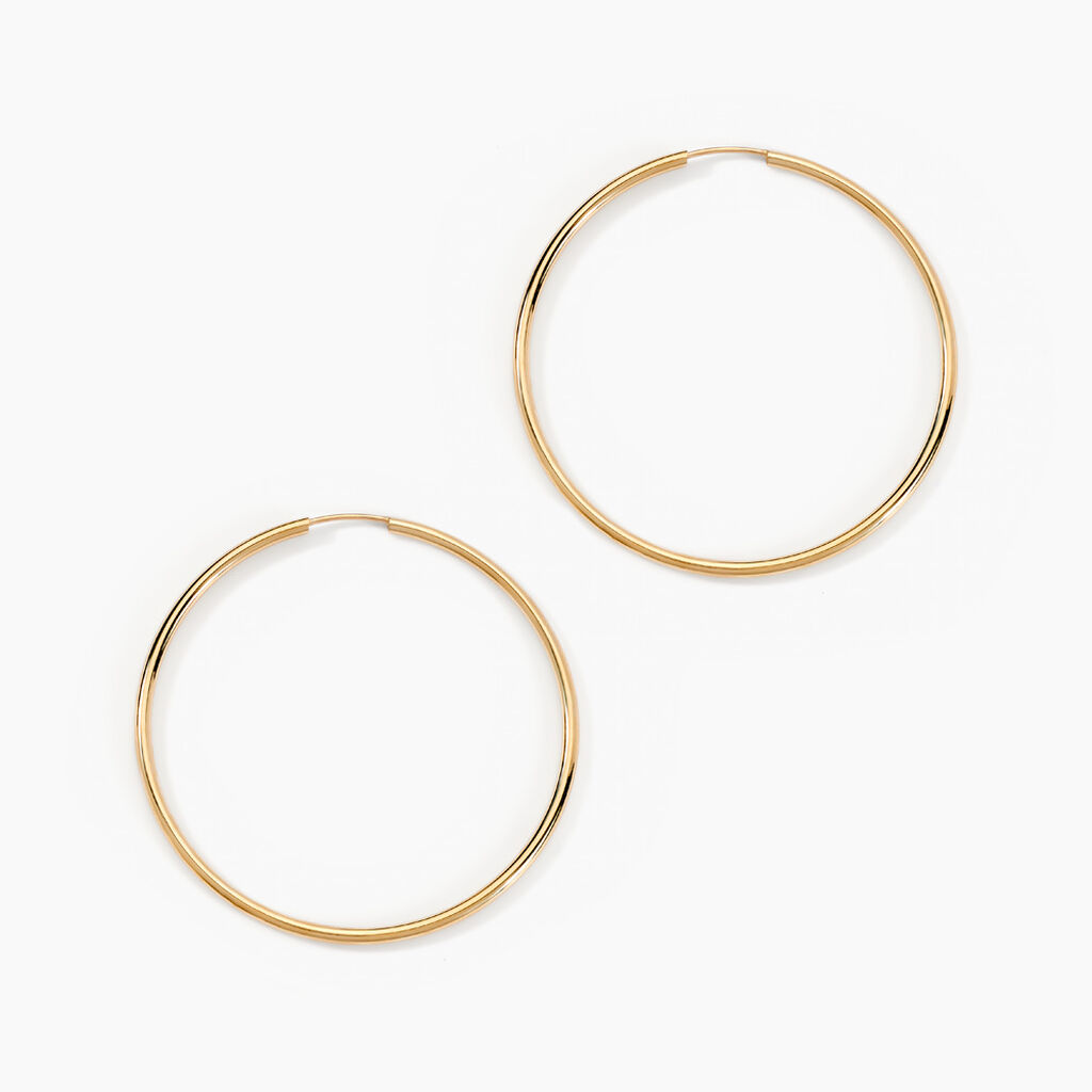 Cr&eacute;oles Valencina Or Jaune - Boucles d'oreilles cr&eacute;oles Femme | Histoire d&rsquo;Or