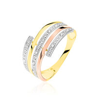 Bague Eleonore Or Tricolore Diamant