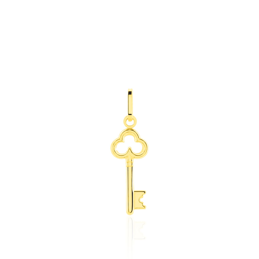 Pendentif Fatilia Clef Coeur Or Jaune - Pendentifs Coeur Famille | Histoire d’Or