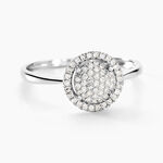 Bague Soleil D'hiver Or Blanc Diamant Divers - Bagues avec pierre Femme | Histoire d&rsquo;Or