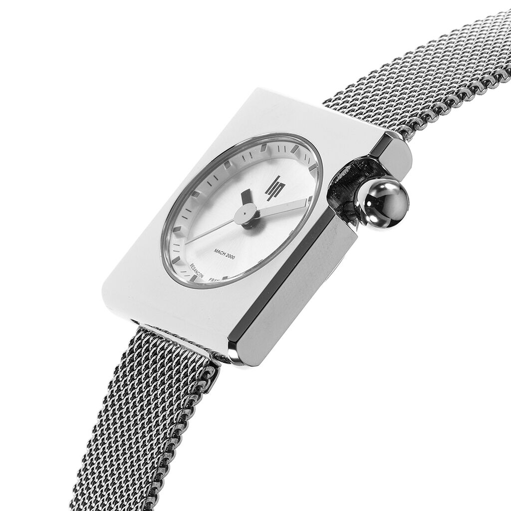 Montre Lip Mach 2000 Mini Square Argenté - Montres Femme | Histoire d’Or