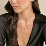 Collier Polka Argent Rose Email Rouge - Colliers fantaisie Femme | Histoire d&rsquo;Or