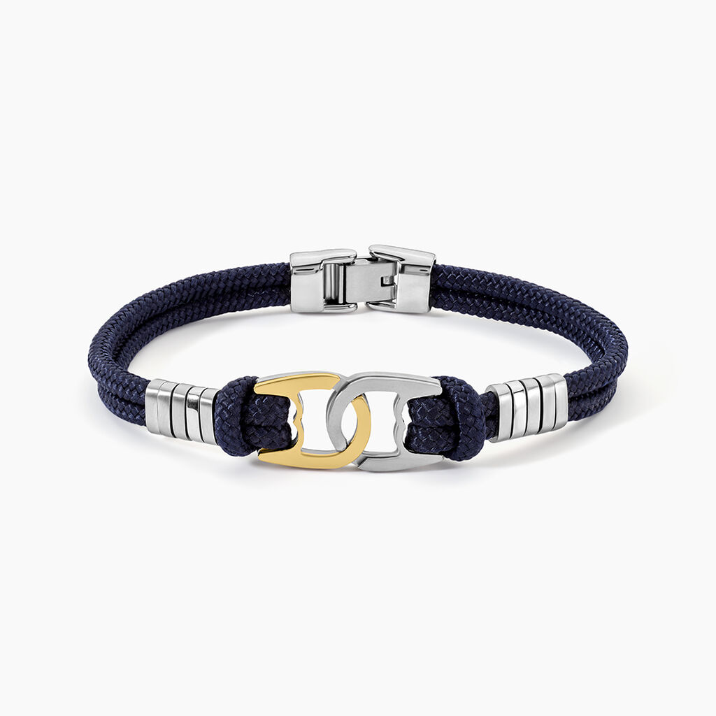 Bracelet Jourdan Calypso Cordon Bleu - Bracelets cordon Homme | Histoire d&rsquo;Or