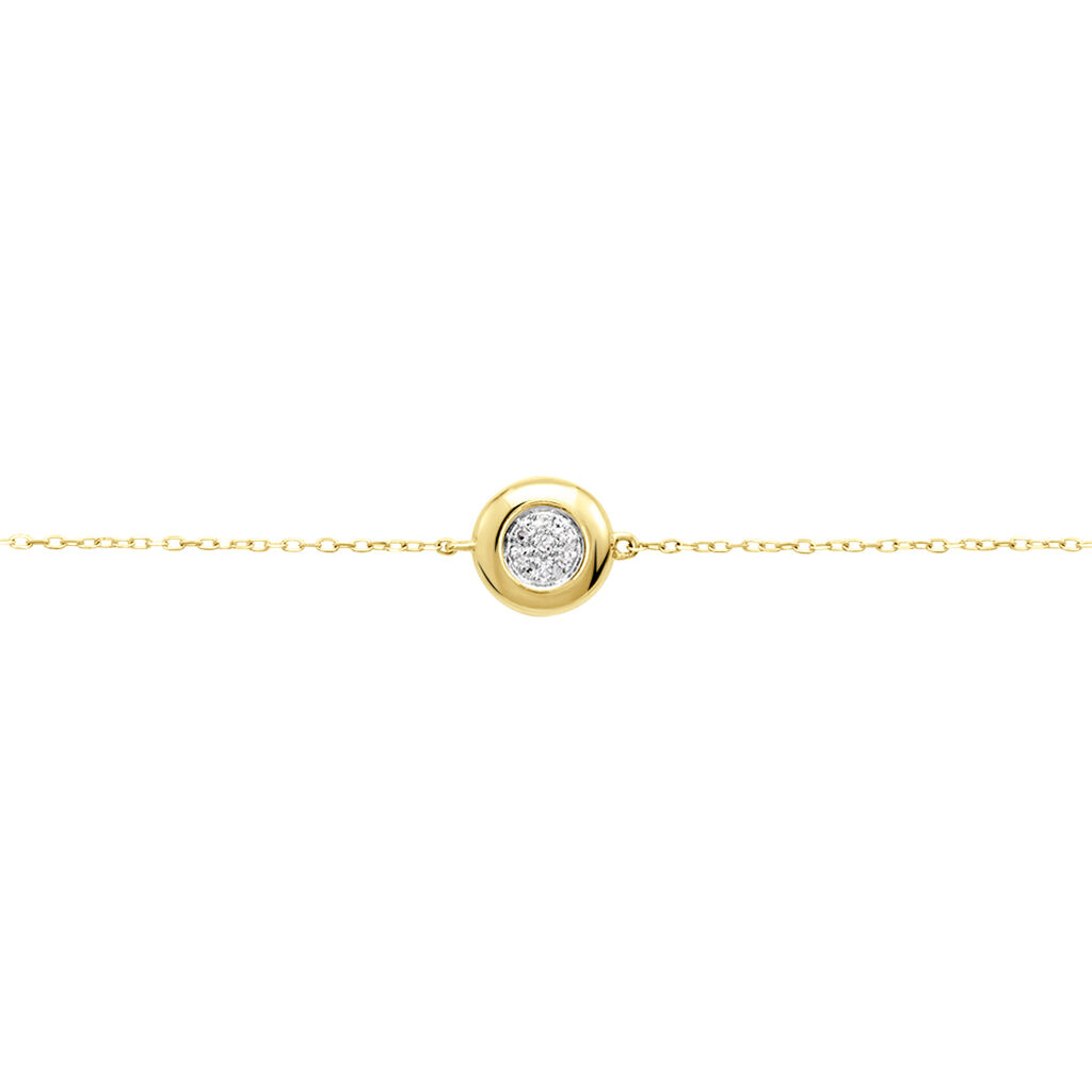 Bracelet Or Jaune Laurissa Diamants - Bracelets Femme | Histoire d’Or