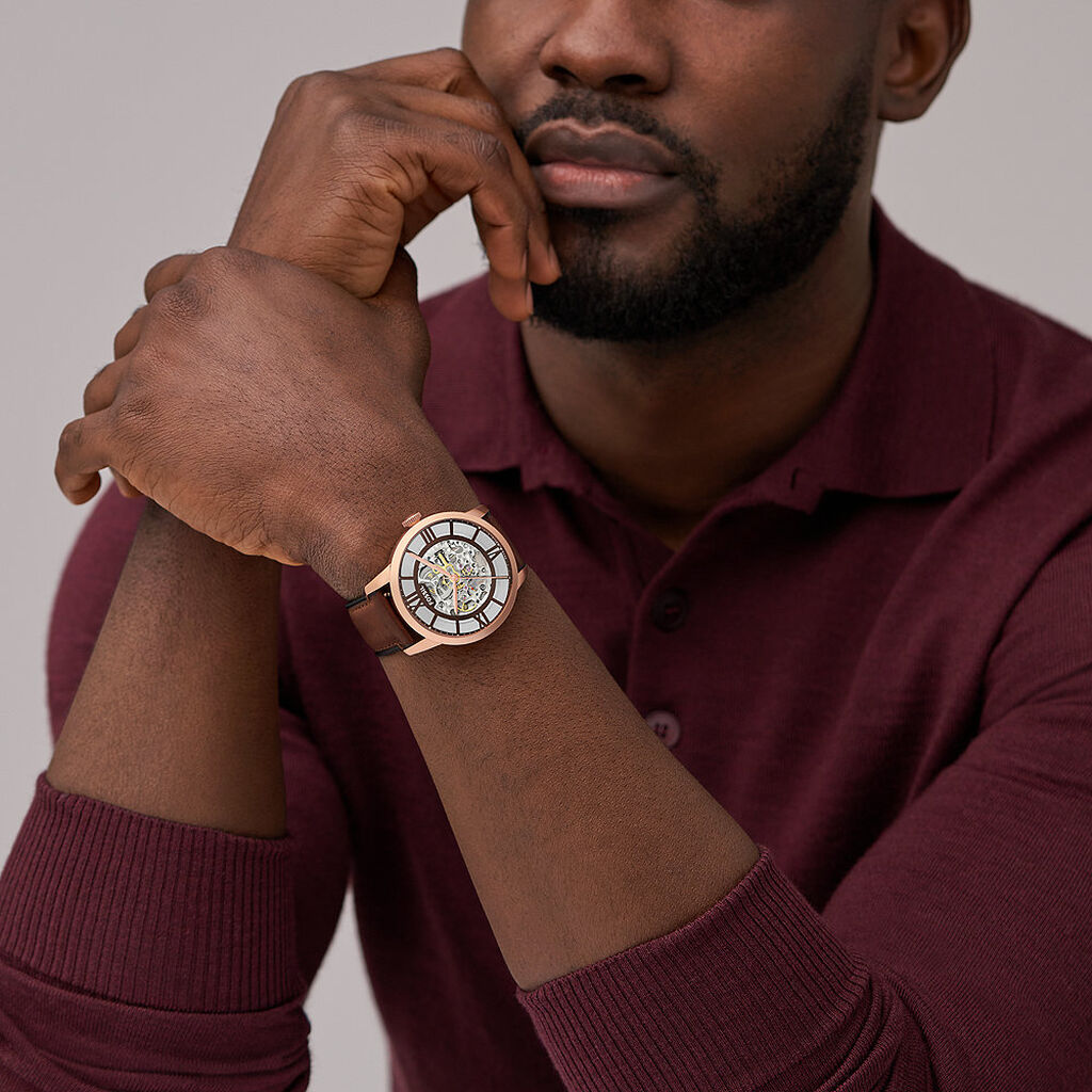 Montre Fossil Townsman Marron - Montres Homme | Histoire d’Or