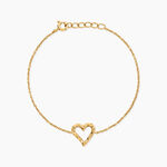 Bracelet Osamu Argent Dor&eacute; A L'Or 750/1000 - F&ecirc;te des m&egrave;res Femme | Histoire d&rsquo;Or
