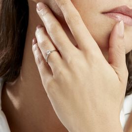Bague Solitaire Victoria Platine Blanc Diamant - Bagues solitaires Femme | Histoire d’Or