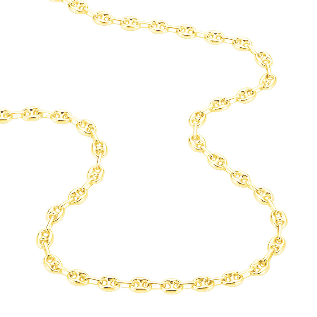 Collier Maille Dami Maille Grain De Cafe Or Jaune - Chaines Homme | Histoire d&rsquo;Or