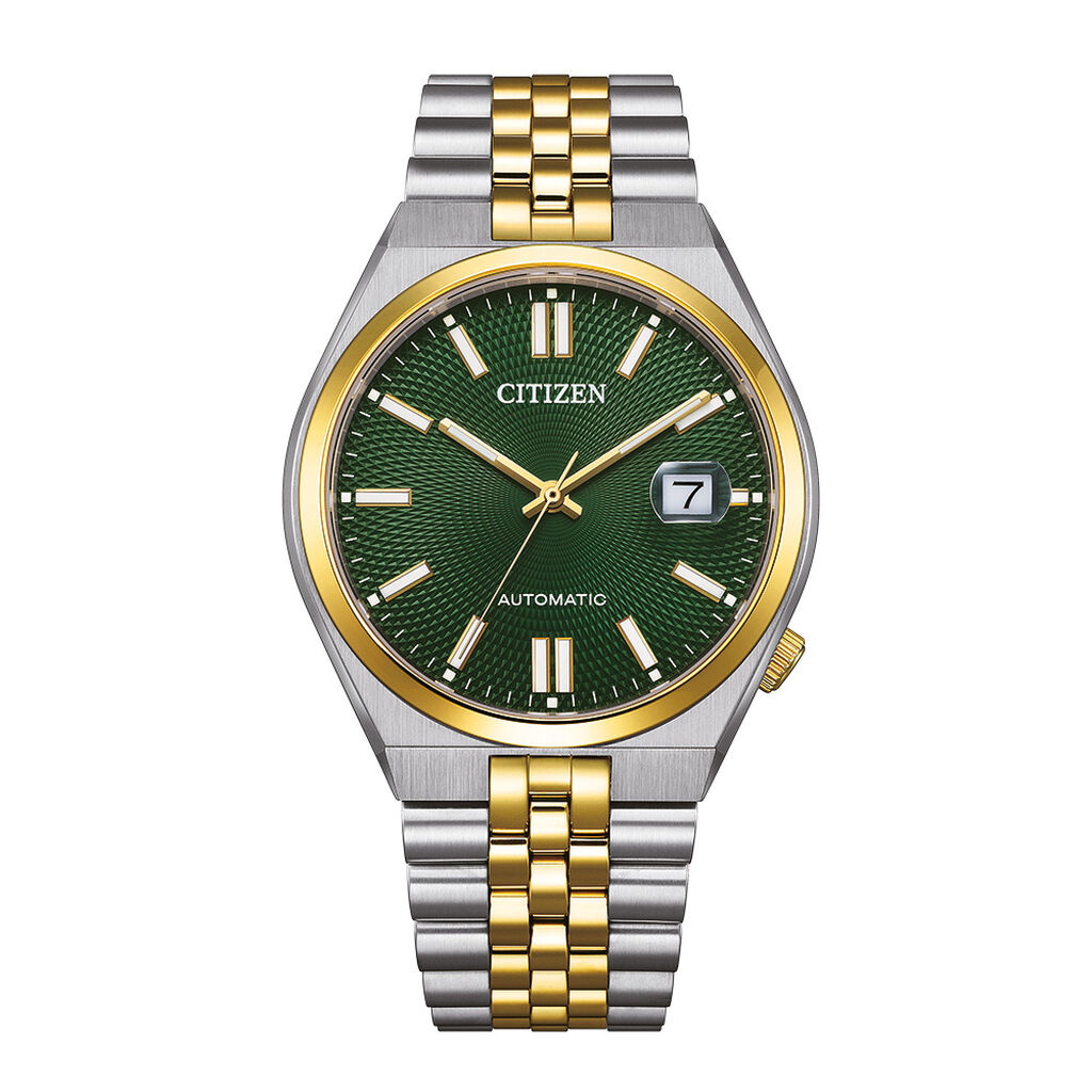 Montre Citizen Tsuyosa 60 Vert - F&ecirc;te des p&egrave;res Homme | Histoire d&rsquo;Or
