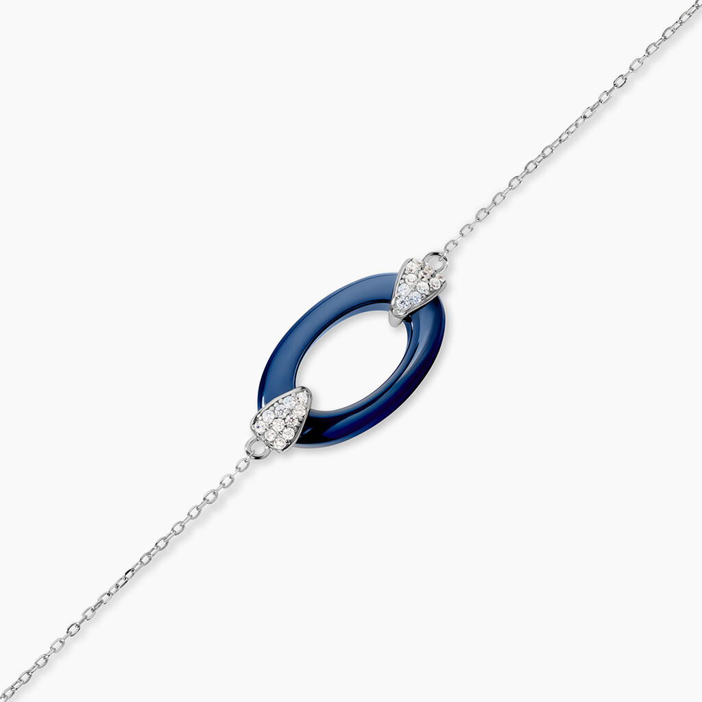 Bracelet Peer Argent Blanc Oxyde De Zirconium - Bracelets Femme | Histoire d&rsquo;Or