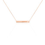 Collier Kamile Argent Rose - Colliers fantaisie Femme | Histoire d&rsquo;Or