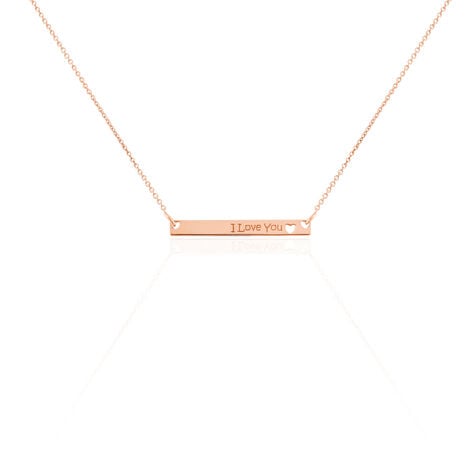 Collier Kamile Argent Rose - Colliers fantaisie Femme | Histoire d&rsquo;Or