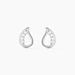 Boucles D'oreilles Puces Argent Blanc Sylvan Oxydes De Zirconium - Boucles d'oreilles fantaisie Femme | Histoire d’Or