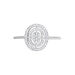 Bague Fidjy Argent Blanc Oxyde De Zirconium - Bagues avec pierre Femme | Histoire d’Or