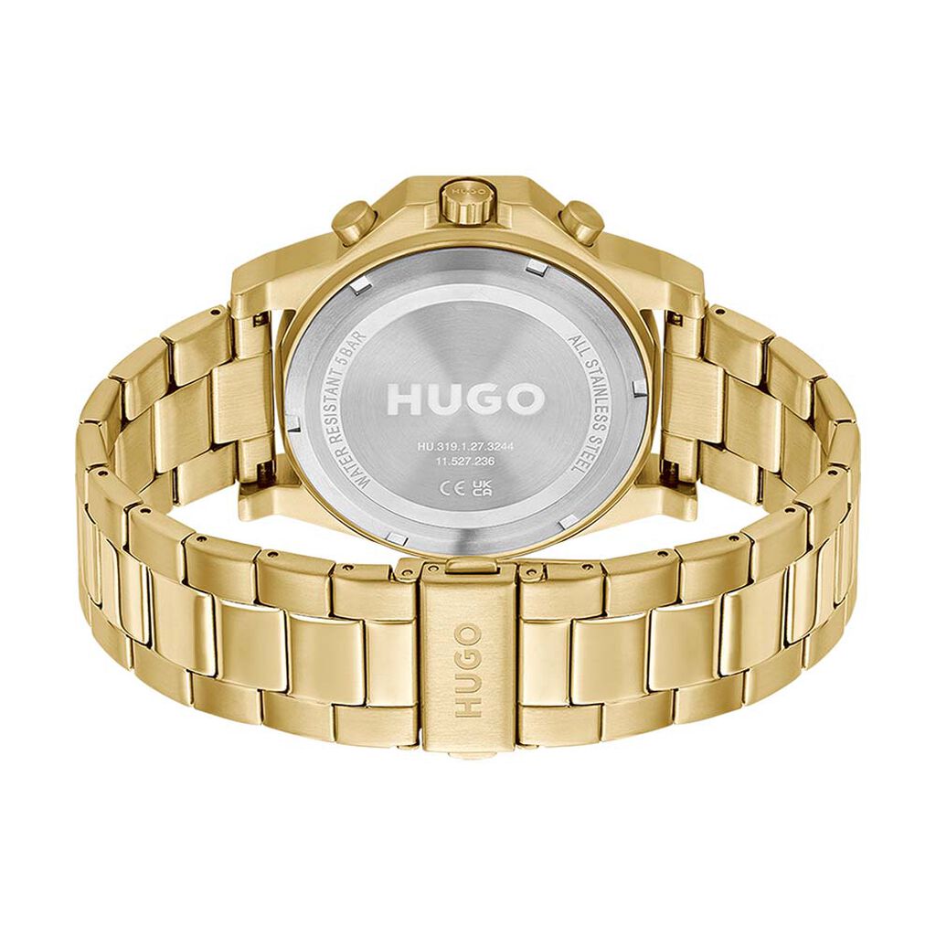 Montre Hugo Brave Doré - Montres Homme | Histoire d’Or