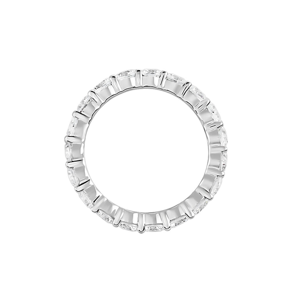 Alliance Marjorie Or Blanc Oxyde De Zirconium - Alliances Femme | Histoire d’Or