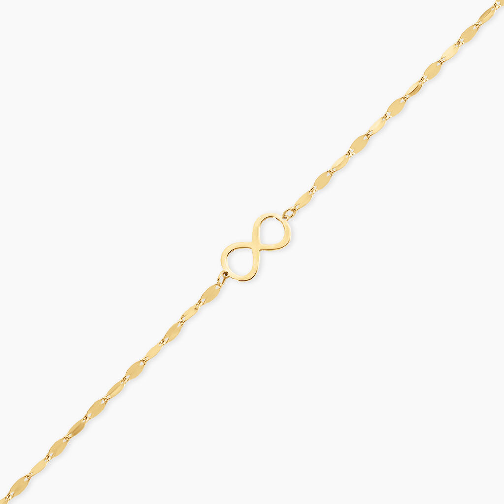 Cha&icirc;ne De Cheville Carlisa Argent Dor&eacute; A L'Or 750/1000 - Cha&icirc;nes de cheville Femme | Histoire d&rsquo;Or