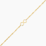 Cha&icirc;ne De Cheville Carlisa Argent Dor&eacute; A L'Or 750/1000 - Cha&icirc;nes de cheville Femme | Histoire d&rsquo;Or