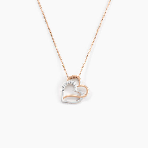 Collier Argent Bicolore Serapis Oxyde De Zirconium - Colliers fantaisie Femme | Histoire d&rsquo;Or