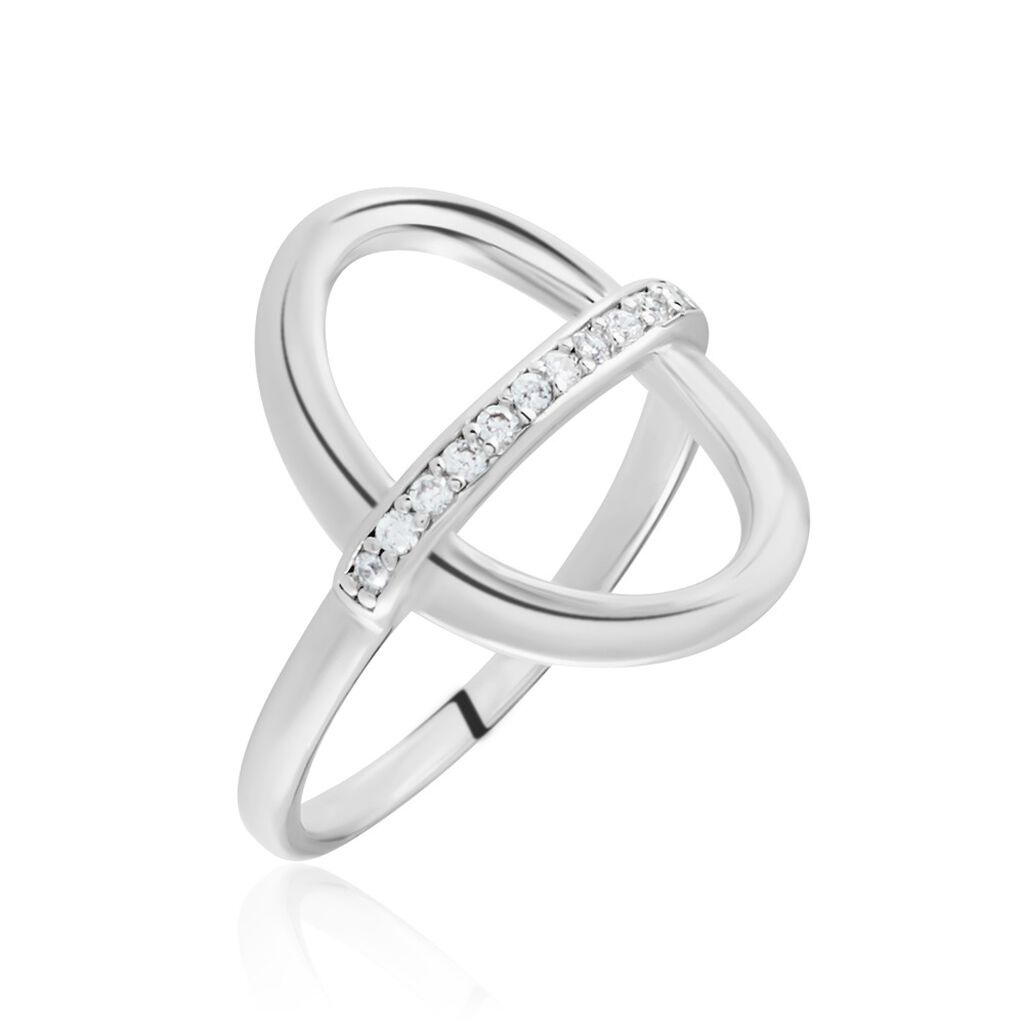 Bague Sabri Argent Oxydes De Zirconium - Bagues avec pierre Femme | Histoire d’Or