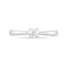 Bague Solitaire Collection Victoria Or Blanc Diamant - Bagues solitaires Femme | Histoire d’Or