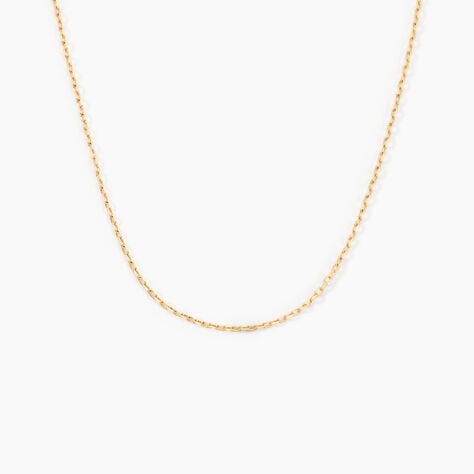 Chaîne Igoa Maille Forçat Diamantee Or Jaune - Chaines Femme | Histoire d’Or