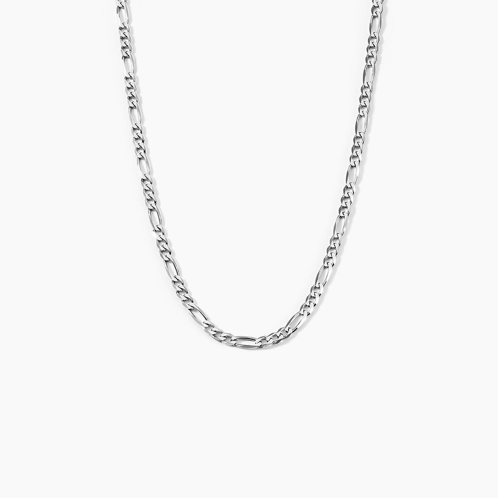 Chaîne Vivian Argent Blanc
