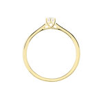 Bague Solitaire Athena Or Jaune Diamant - Bagues solitaires Femme | Histoire d&rsquo;Or
