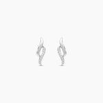 Boucles D'oreilles Puces Callum Or Blanc Diamant - Clous d'oreilles Femme | Histoire d&rsquo;Or