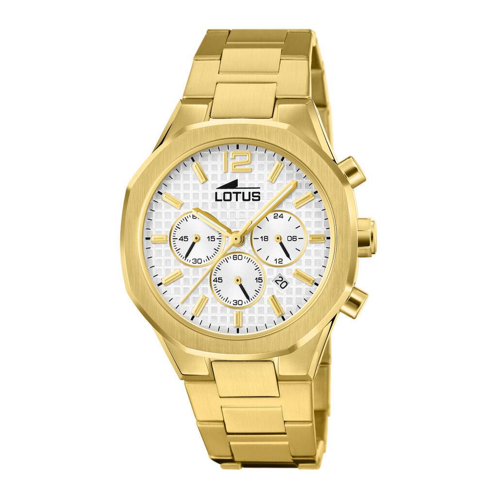 Montre Lotus Excellent Argent&eacute; - Montres Homme | Histoire d&rsquo;Or