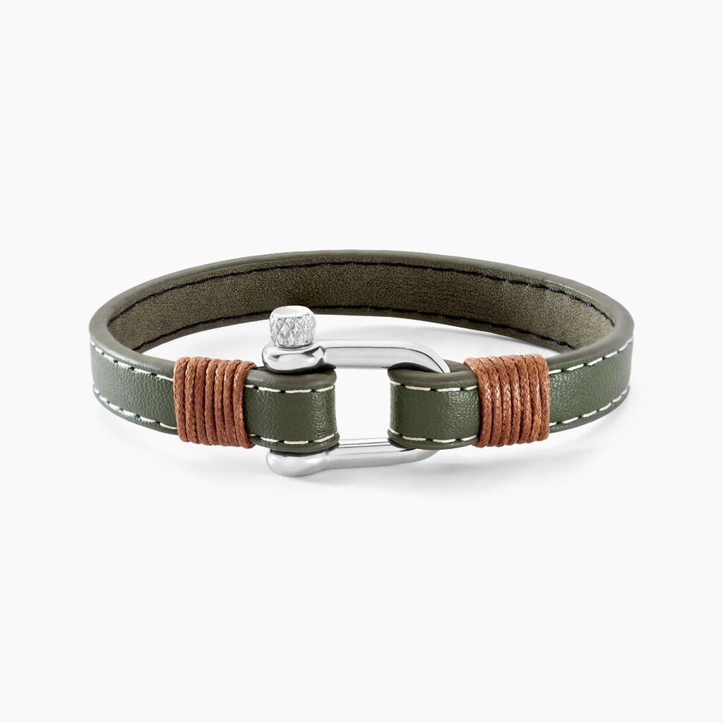 Bracelet Amarelo Acier Blanc - Bracelets Homme | Histoire d’Or