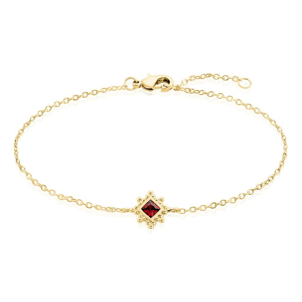Bracelet Bobbie Plaqu&eacute; Or Jaune Oxyde De Zirconium - Bracelets Femme | Histoire d&rsquo;Or